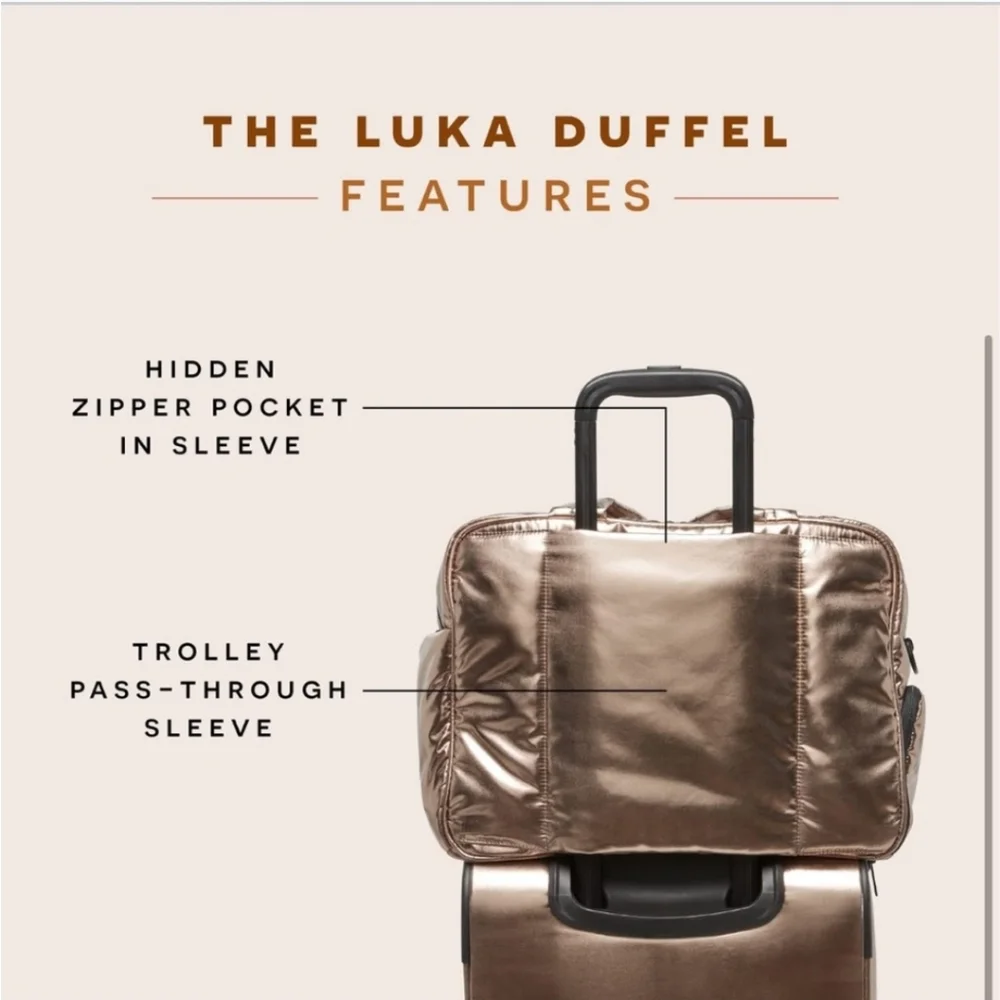 Calpak Gold Travel Bag - Picture 3 of 12